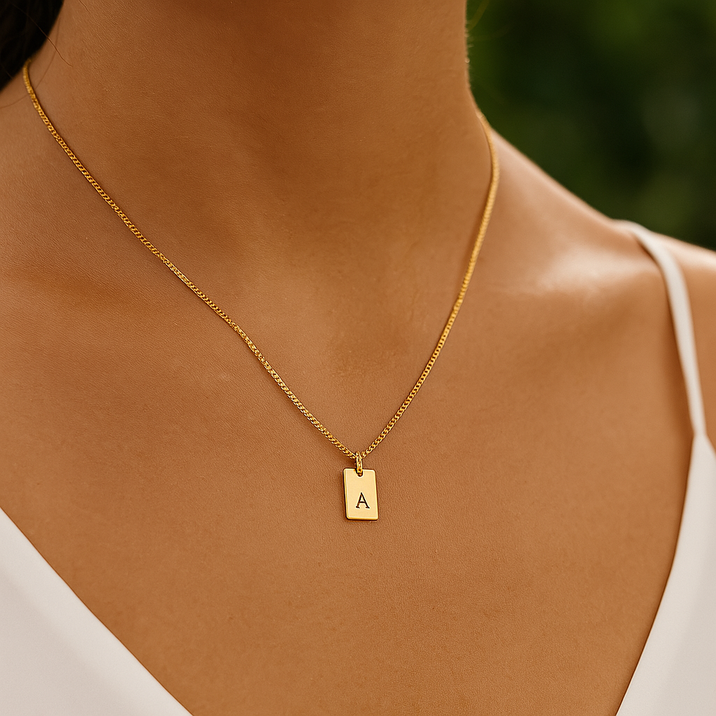 Initial Pendant Necklace