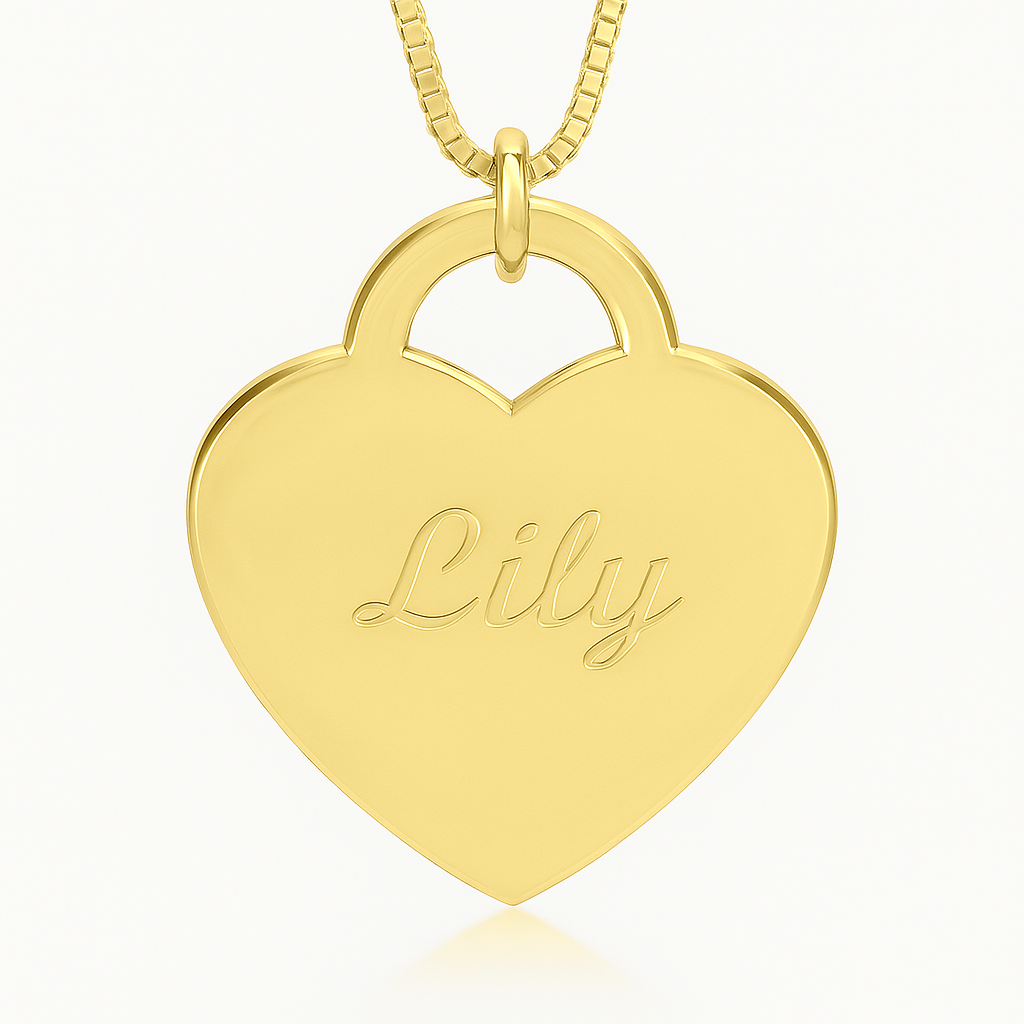Heartfelt Name Pendant