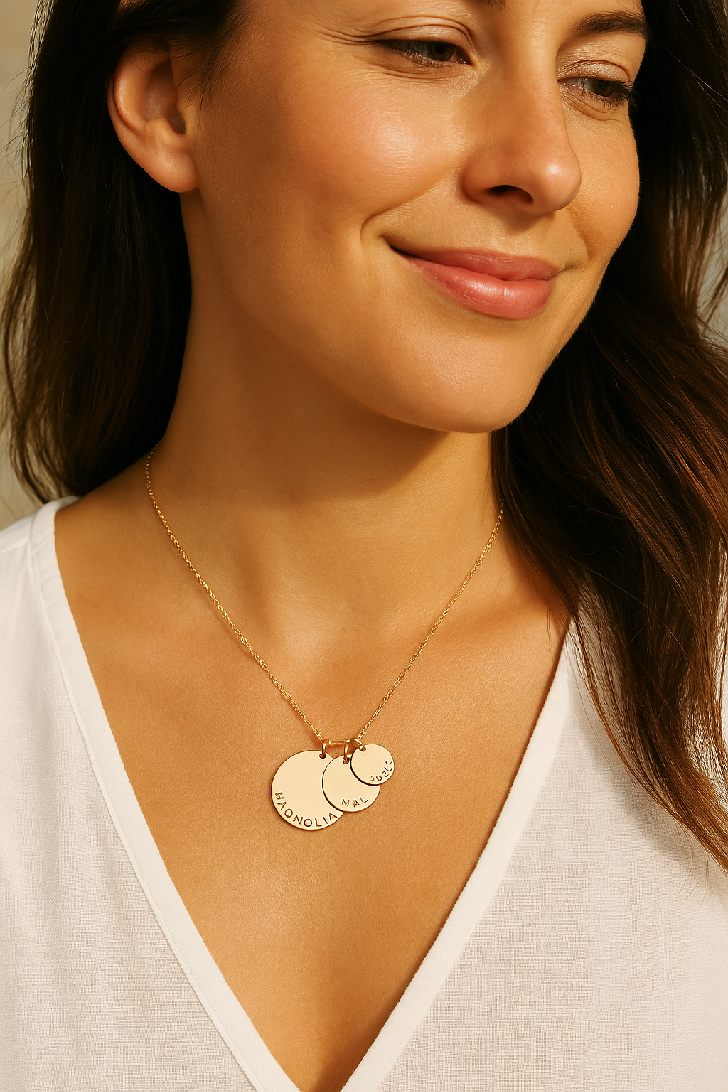 Trio Circle Necklace