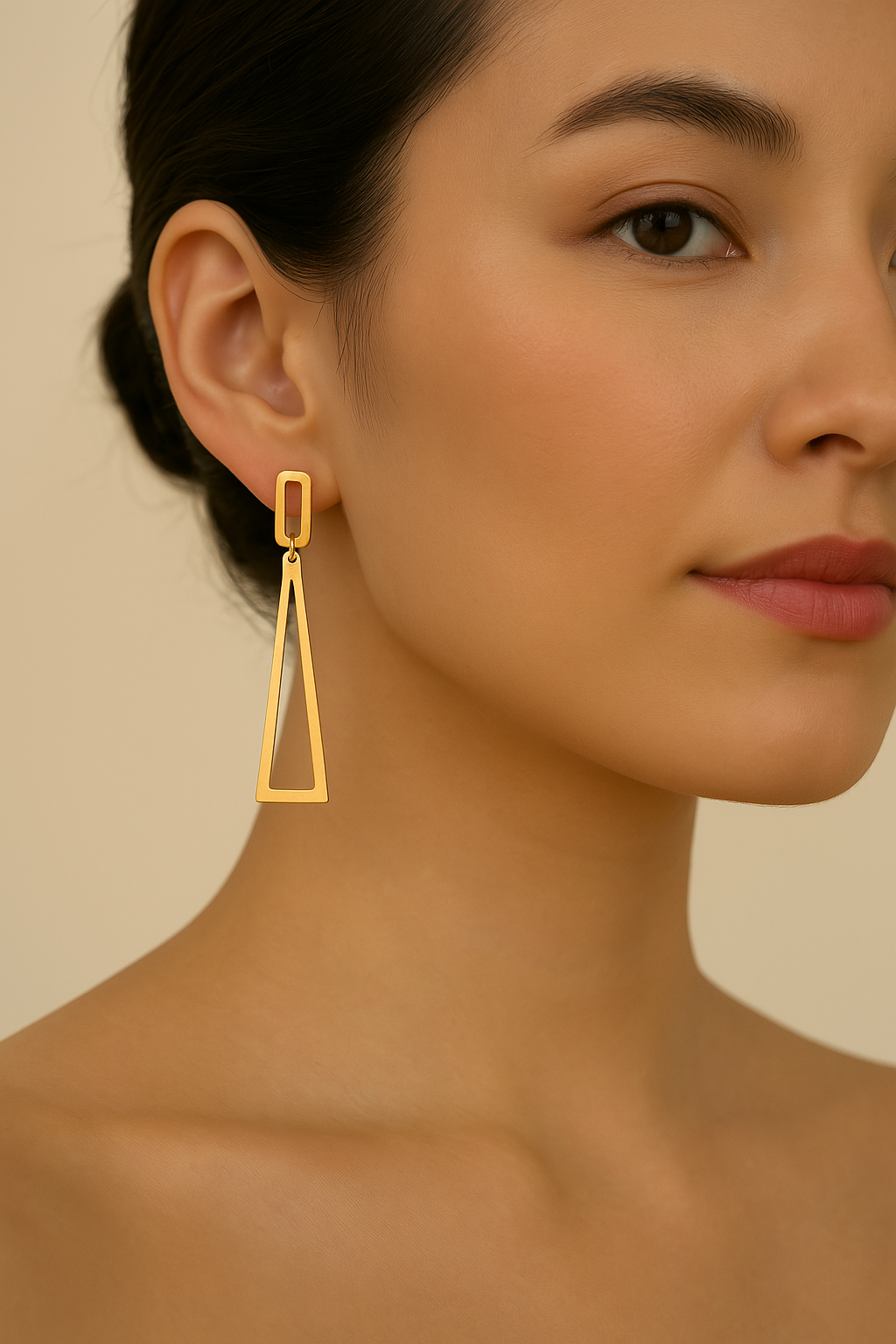 Triangle Drop Earring