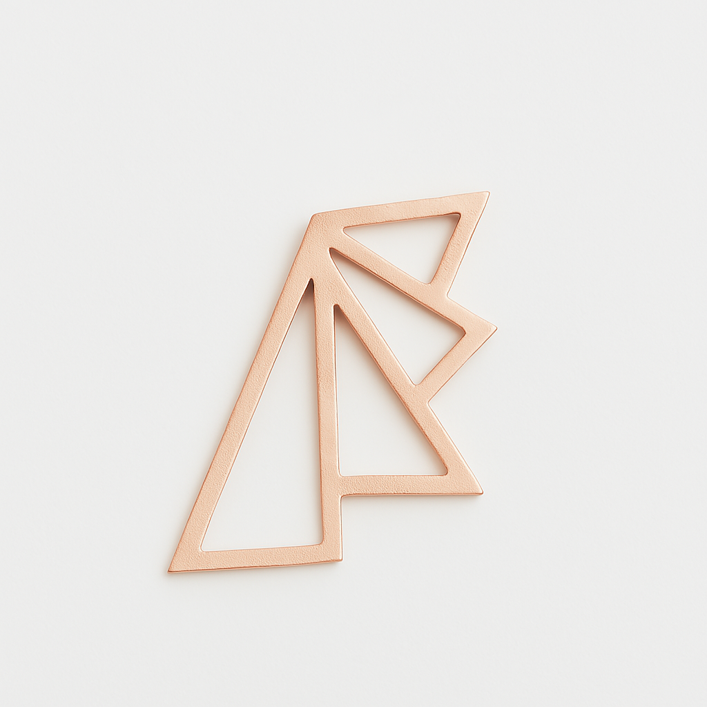 Geometric Statement Earring