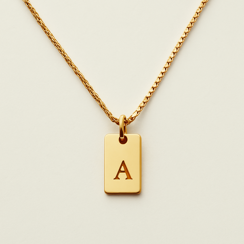 Initial Pendant Necklace