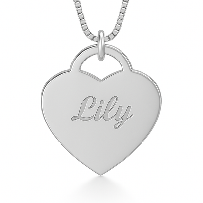 Heartfelt Name Pendant