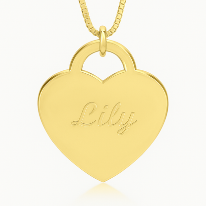 Heartfelt Name Pendant