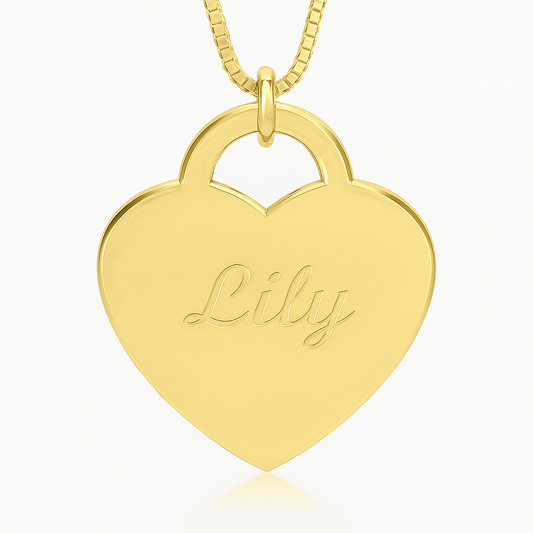 Heartfelt Name Pendant