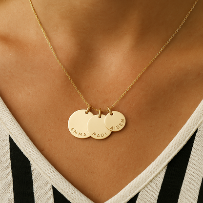 Trio Circle Necklace